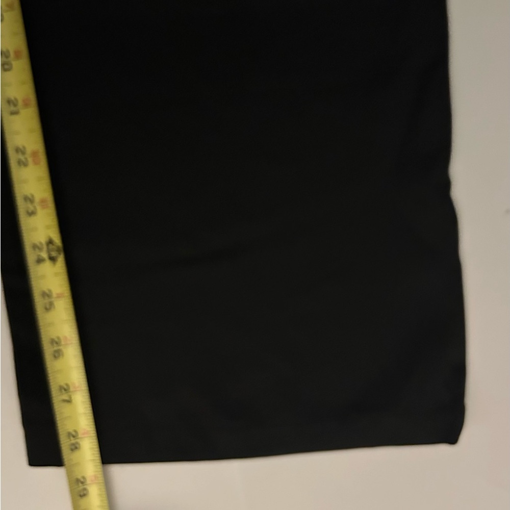 Halara Black High Waisted Double Button Straight Leg Work Pants Size Medium NEW - Picture 8 of 13